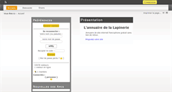 Desktop Screenshot of annuaire.la-lapinerie.net